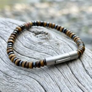 H BR 01 bracelet Homme "MOKA"